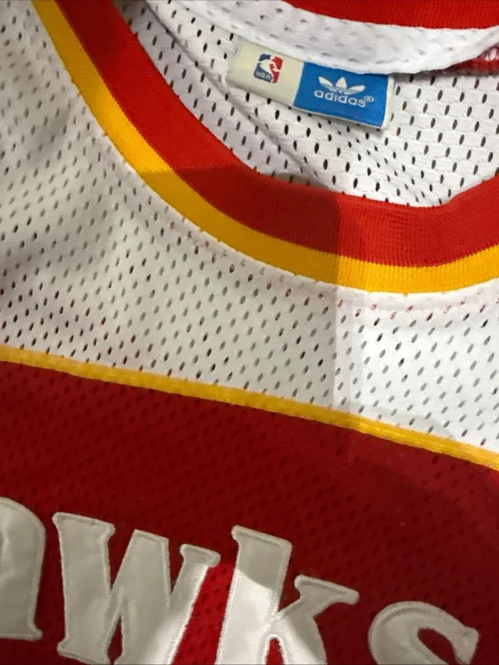 Atlanta Hawks Spud Webb Mens Mitchell And Ness XL Jersey Stitched Logo Red